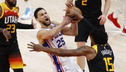 九游官网-米切尔34投仅得33分 西蒙斯恐怖防守已成后卫噩梦